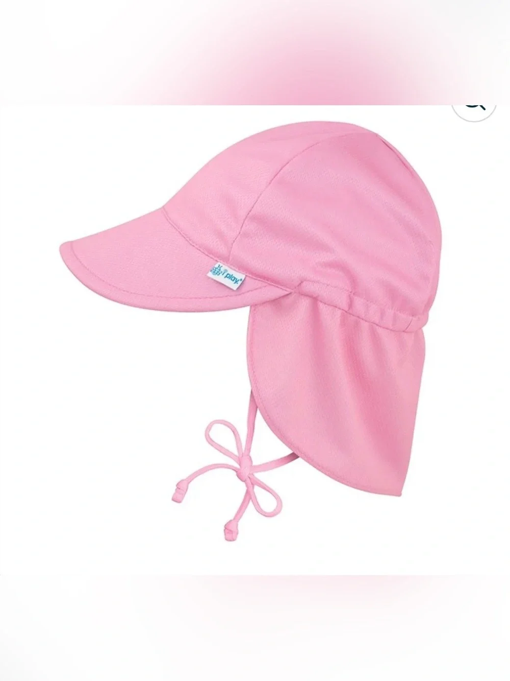 IPlay Pink Sun Protection Hat Breathable Flap UPF 50+ Quick Dry 2T-4T